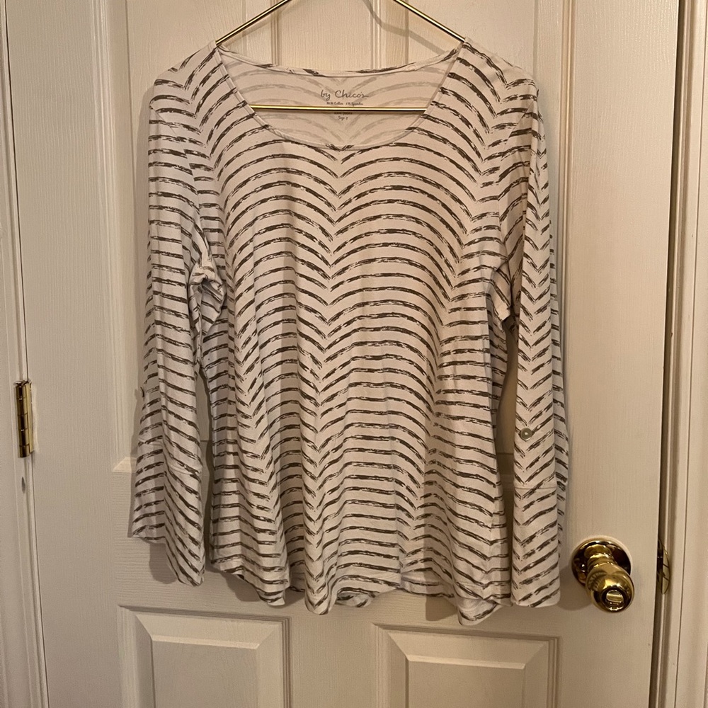 Chico’s Stripe Tee